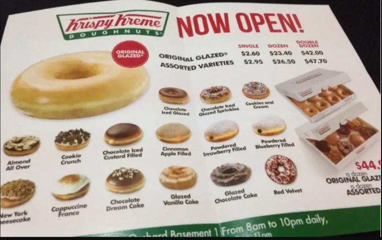 KRISPY KREME MENU SINGAPORE