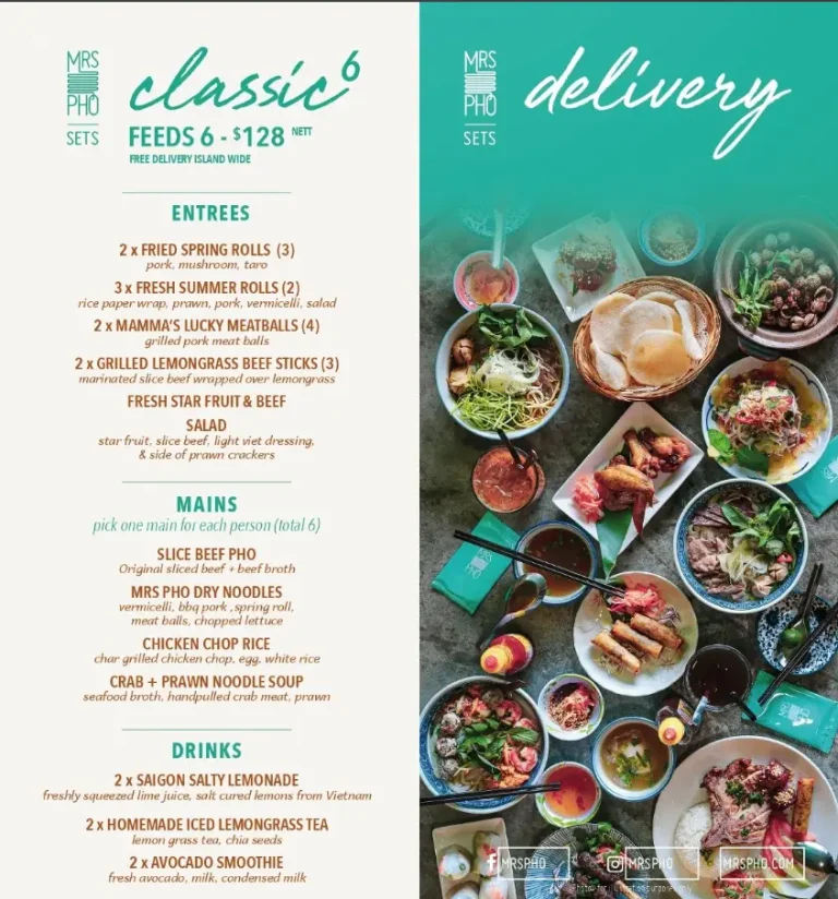 MRS PHO MENU